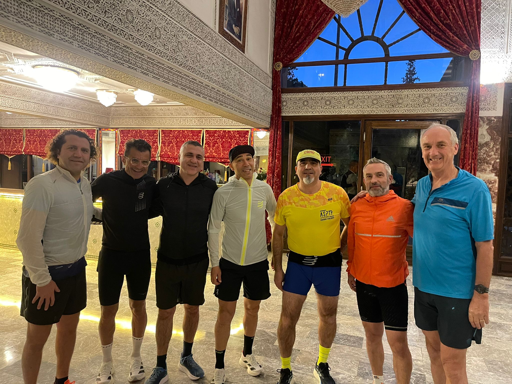 Séance de récupération sportive après entraînement