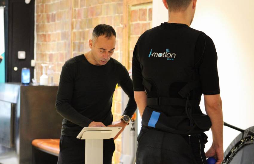 Séance d'entraînement I-Motion EMS